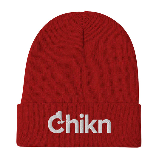 chikn Embroidered Beanie
